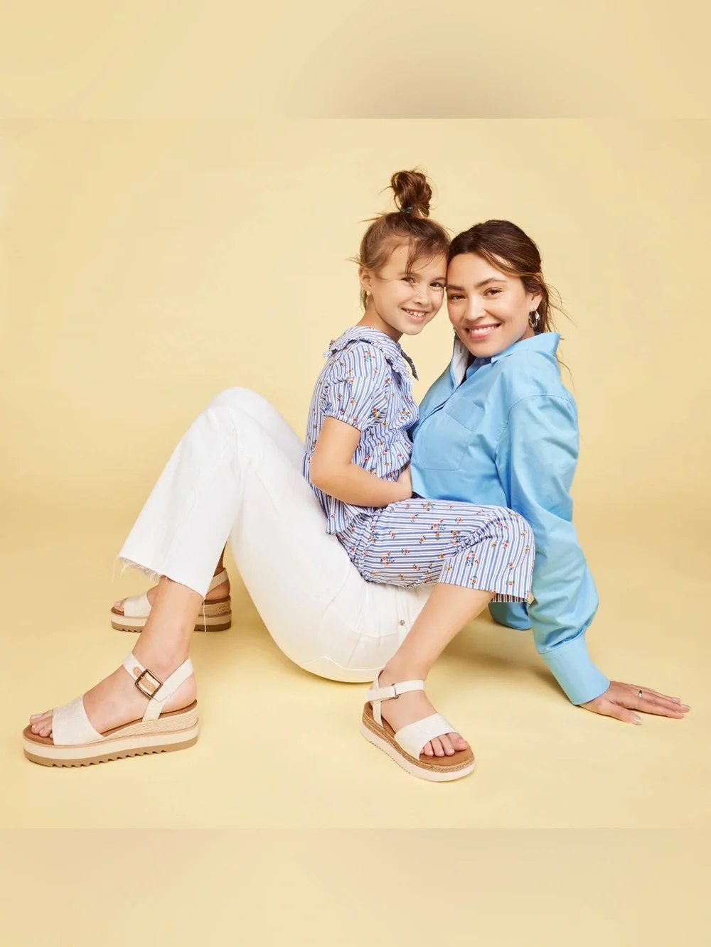 TOMS Diana Sandal Dark Sky Textured Denim